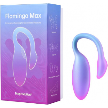 Вибратор MAGIC MOTION FLAMINGO MAX синий Вибратор MAGIC MOTION FLAMINGO MAX синий